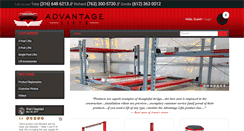 Desktop Screenshot of advantagelifts.us
